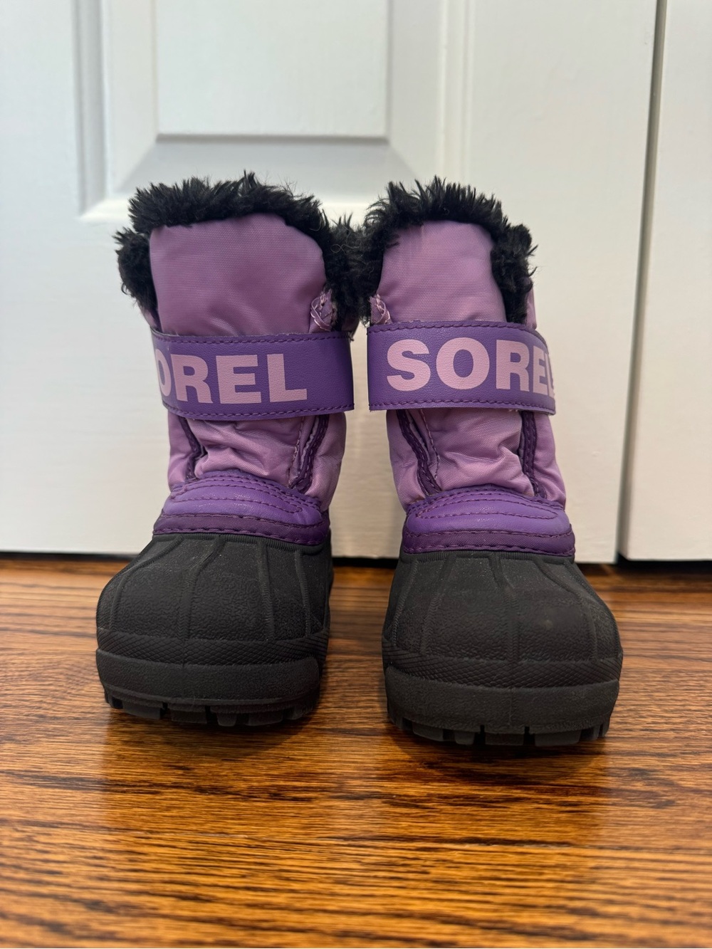 Kids Purple Winter Boots
